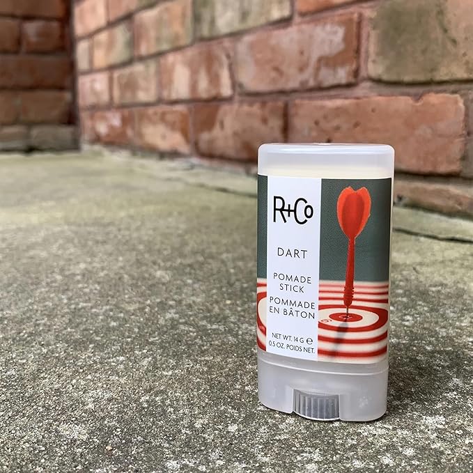 R+Co Dart Pomade Stick | Tame Flyaways, Sculpt and Polish | Long Lasting Texture and Shapes | Vegan + No Parabens | 2 Pack
