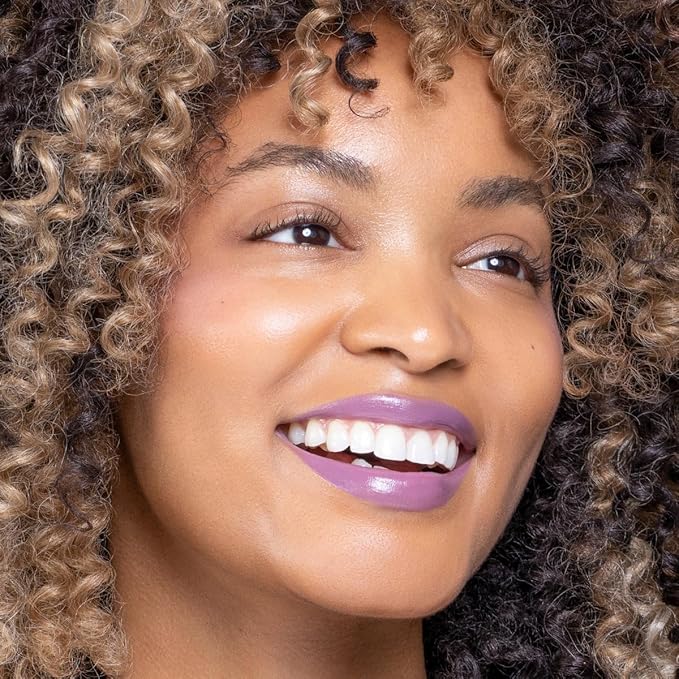 OFIR Lip Rouge Satin Hydrating Lipstick | Full Coverage Cream Lipstick for Long Wear Comfort | Lightweight Lip Satin Finish with Shea Butter| Go There! - Muted Purple 0.12 oz