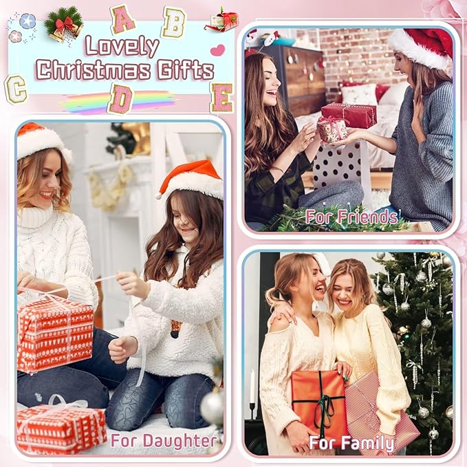 TOPEAST Cosmetic Travel Bags for Women, Preppy Small Makeup Bag, PU Leather Waterproof Toiletry Bag, Unique Friendship Gifts for Friends Coworker, Cute Stuff for Girls (Pink R)