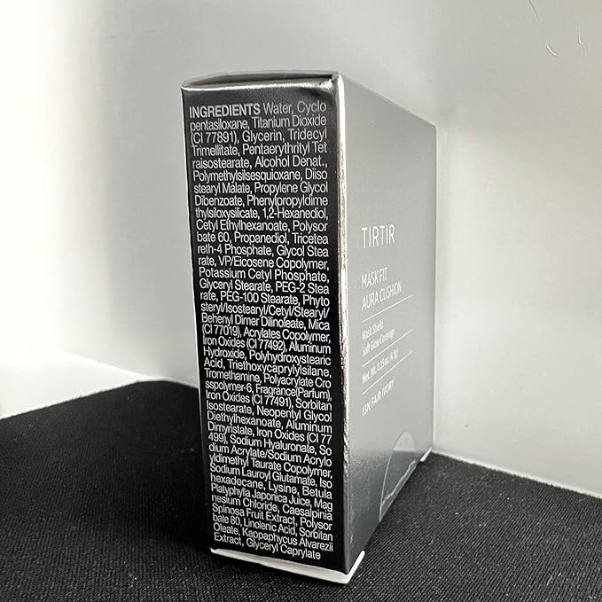 [*Mini Size*] TIRTIR Aura Glow Silver Cushion | Korean Cushion Foundation, (#13N Fair Ivory, 0.15 Fl Oz)