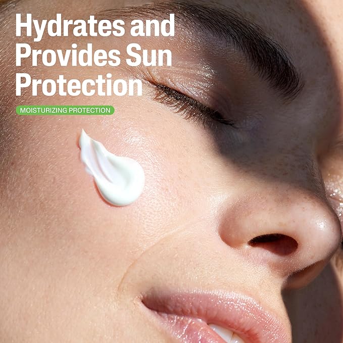 Cetaphil Daily Facial Moisturizer SPF 50, 1.7 Fl Oz (Pack of 2), Gentle Facial Moisturizer For Dry to Normal Skin Types, No Added Fragrance, Dermatologist Recommended (Packaging May Vary)