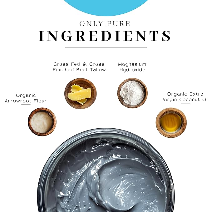 Vanman’s - Handmade Coconut and Magnesium Deodorant (2 Pack) - Odor Control for Underarms - Routine Deodorant For Women and Men - Personal Care Products - 2.8 oz