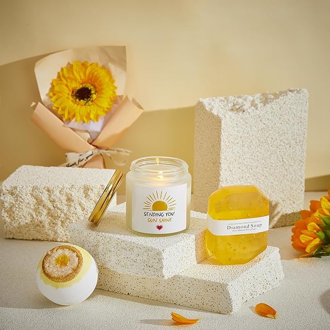 Get Well Gifts for Women After Surgery 10pc Gift Baskets Feel Better Spa Gift Basket Care Package for Mom Her Wife Friend Grandma