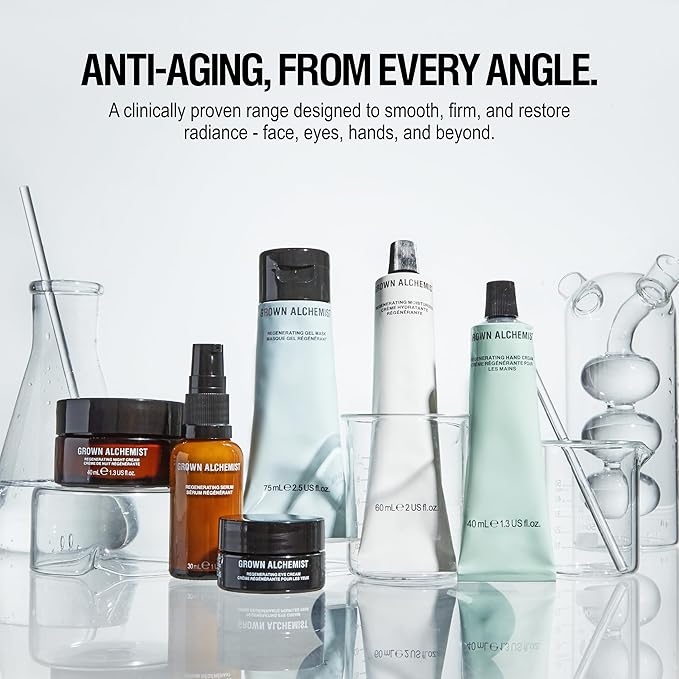 Grown Alchemist Regenerating Hand Cream with Nourishing Phyto-Peptide Almond & Sage, 40 mL