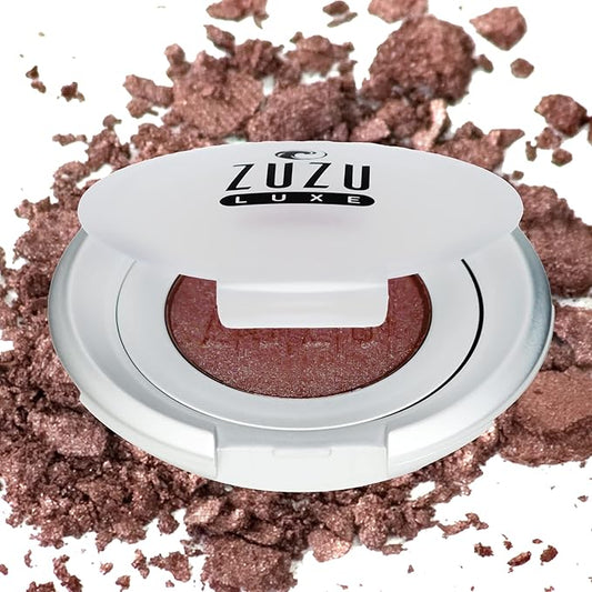 Zuzu Luxe Mineral Eyeshadow (Odyssey - Plum/Cool Shimmer), Richly pigmented, velvety smooth formula. Natural, Paraben Free, Vegan, Gluten-free, Cruelty-free, Non GMO,0.07 oz