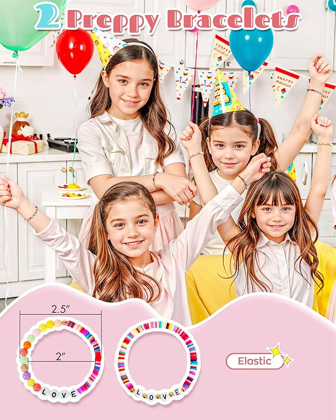 Birthday Gifts for 4 5 6 7 8 9 10 11 12 Year Old Girls, Initial Makeup Toiletry Bag for Kids, Kindergarten Graduation Gifts, Teacher Appreciation Gifts, Cute Trendy Stuff (Small)