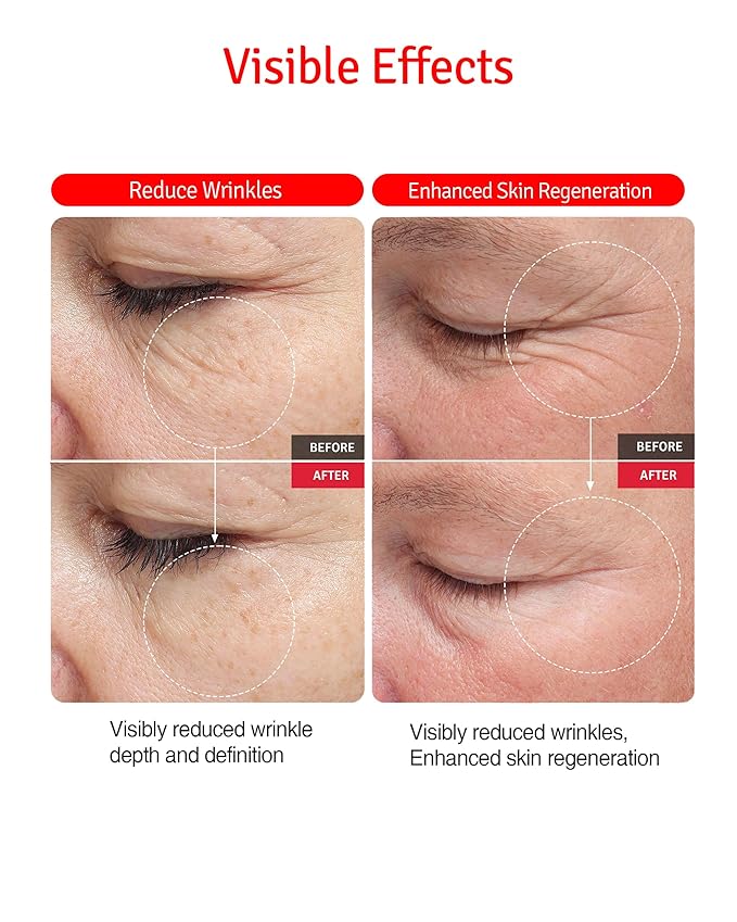 Wrinkle Serum - Anti Aging Booster Skin Rejuvenating Serum with Peptides, Vitamin C, Shea Butter - Wrinkle Repair, Tighten Pores, Smooth Skin Texture, Youthful Skin - Fragrance Free, 1.69oz.