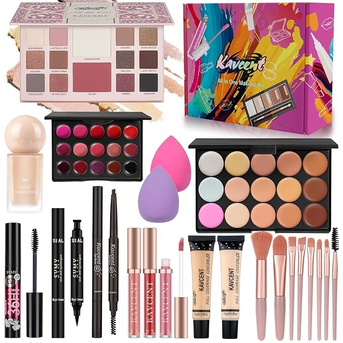 Makeup Kit for Women Teens full Kit Makeup Set for Teen Girls Makeup Gift Sets for Teenagers Christmas Makeup Kits for Teens 14-16 Christmas Gifts