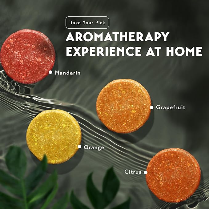 Shower Steamers Aromatherapy - Birthday Gifts for Women - Shower Bombs Aromatherapy, Spa Day Essentials, Relaxation Spa Gifts - Self Care Unique Gifts for Women and Men (Citrus 8 Count)