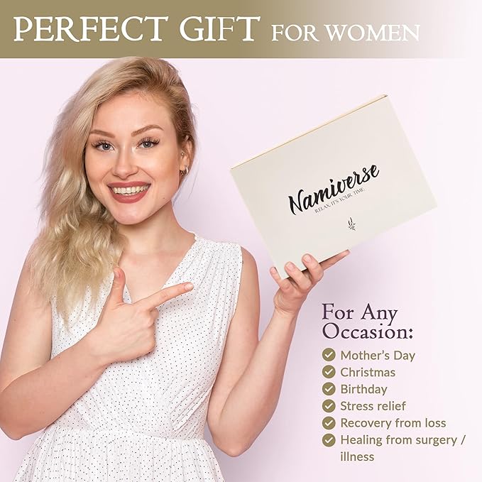 Lavender Bath Set for Women, Birthday Basket for Female, Mom, Sis, Girlfriend, and Best Friends, Spa Gifts Baskets for Women- Relaxation Present for female Friend