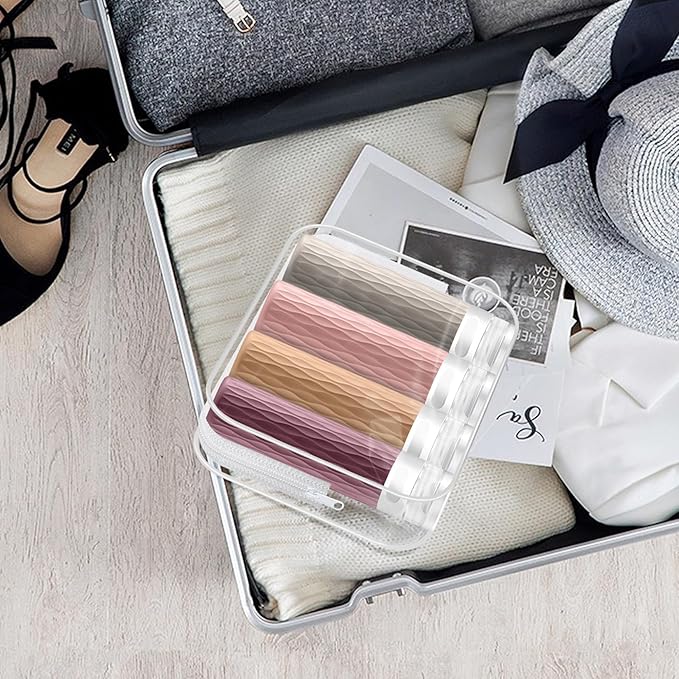 Travel Bottles for Toiletries, TSA Approved 3.4oz Travel Size Containers, BPA Free Leak Proof Silicone Traveling Bottles, Refillable Travel Essentials Kits for Shampoo Conditioner(4 Pack)-B