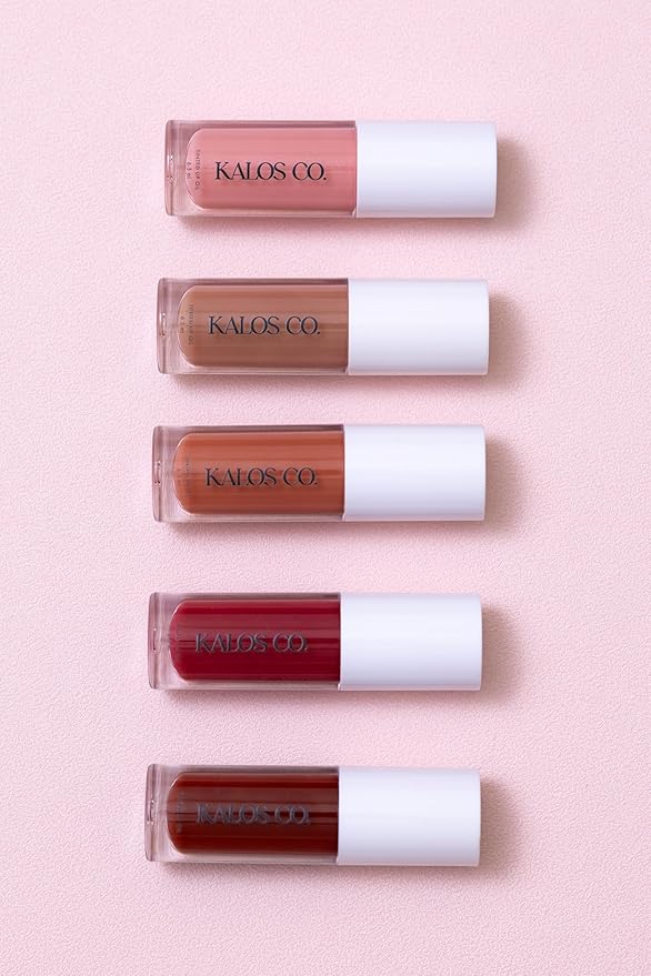 Tinted Lip Oil with Tallow & Lanolin – Hydrating Balm-Gloss Hybrid with Cherry Seed Oil & Castor Oil – Natural Mineral Pigments, Nourishing Moisture, Non-Sticky Shine (5 Shades) (Mahogany)