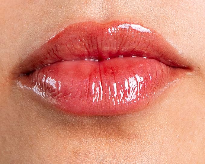 | Handmade, Vegan, Moisturizing Lip Gloss, Non-Sticky Lip Gloss (Lava)