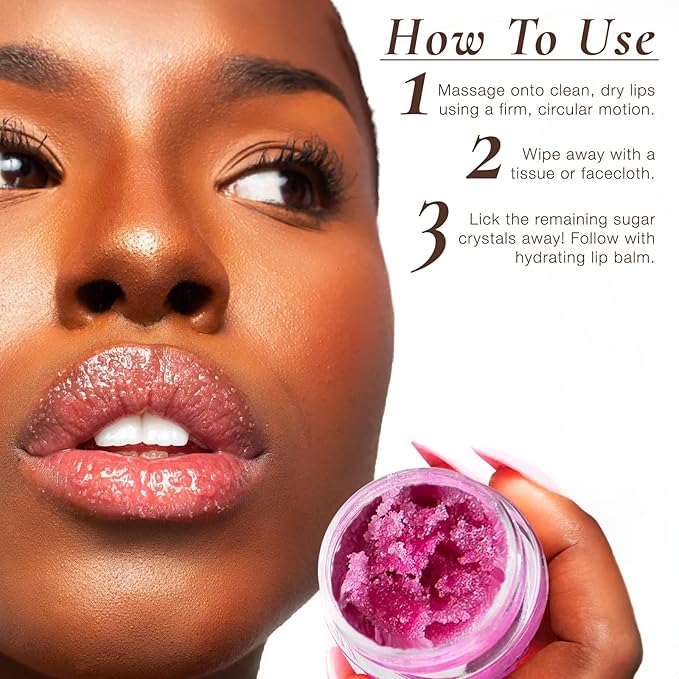 Sara Happ Sweet Clay Mask + Passion Fruit Sugar Scrub Lip Duo - Exfoliating Lip Treatments, Exfoliator Scrub, Moisturizers for Dry and Flaky Lips, Vegan (0.47 Oz and 0.5 Oz jars)