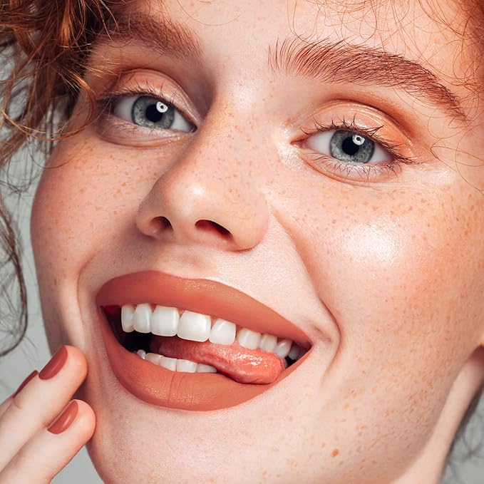 Smoky Rose Liquid Lipstick - Long-Lasting, Smudge-Proof, Transfer-Resistant Lip Color,Waterproof, Non-Transfer Formula (Moonlit Melody)