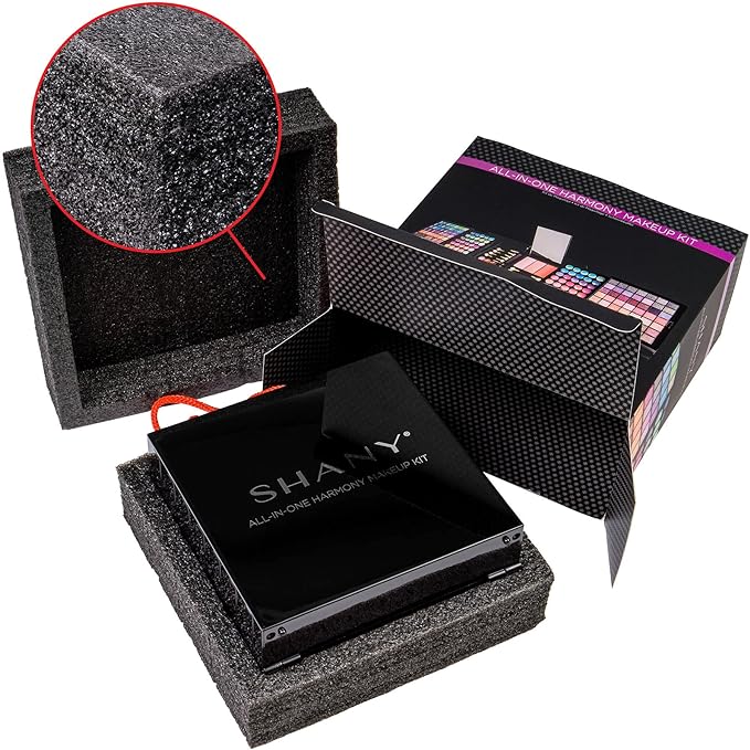 SHANY All In One Harmony Makeup Set - Ultimate Color Combination - Eyeshadows, Blush Powder, Lip-gloss Lipstick, Mini Makeup brushes, Makeup applicators, HOLIDAY GIFT IDEA - New Edition