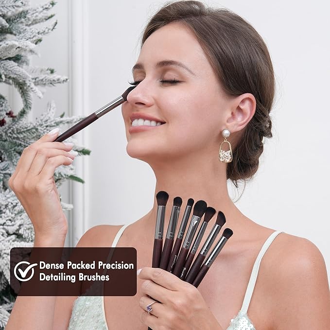 Bueart Design 38Pcs Professional Makeup Brushes Set With Extra Large Holder,Premium Soft Synthetic Brush For Foundation Blush Powder Contour Concealer Blending Bronzer Eyeshadow