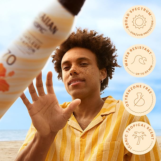 Hawaiian Tropic Weightless Hydration Clear Spray Sunscreen SPF 30, 6oz | SPF 30 Sunscreen Spray, Sunblock, Oxybenzone-Free, 6oz each Twin Pack