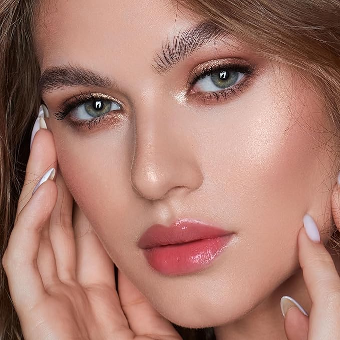 3Pc Hydrate Lipstick for Women Berry Hot Pink Pink Moisture Lipstick Lip Gloss Sheer-Medium Coverage Long Lasting Lipsticks for Dry Lips, DM65/89/96