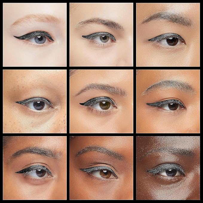 Black Eyeliner Set - Waterproof Black Gel Eyeliner Pencil Set, Highly Pigmented Gel Formula for Precision Lines & Bold Looks,Easy Glide for Smooth Application (Black, 1 Count (Pack of 1))