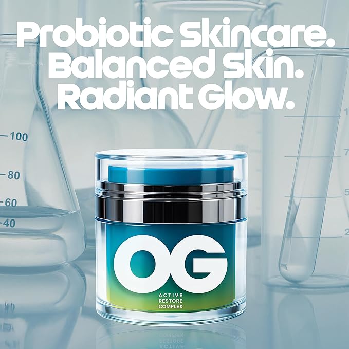 OG Skincare Glow Up Kit – Probiotic Acne Treatment & Radiance Reset Cleanser – Gentle, Microbiome-Friendly, Preservative-Free