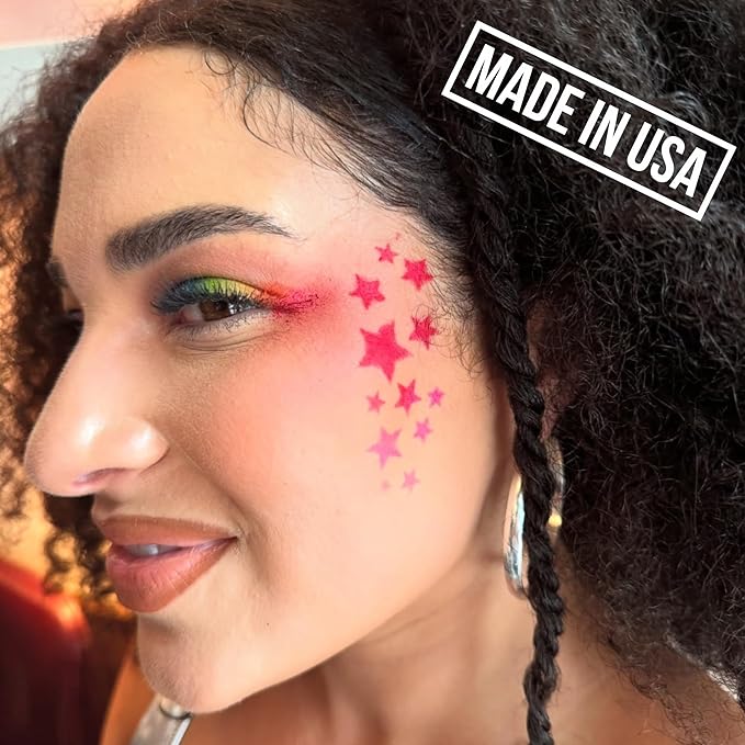 STENCIL1FX Star Witness Stencil Eye Makeup Stencil for Costumes, Dress Up, Halloween, Cosplay, Arts, Face Painting