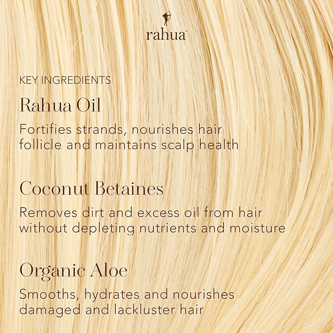Rahua Classic Hair Conditioner, Vegan Hydrating Hair Care Oil, Quinoa, Organic Aloe Vera, Rosemary, Natural Palo Santo for Scalp Care, Promotes Growth, Silicone Free, 9.3 Fl Oz