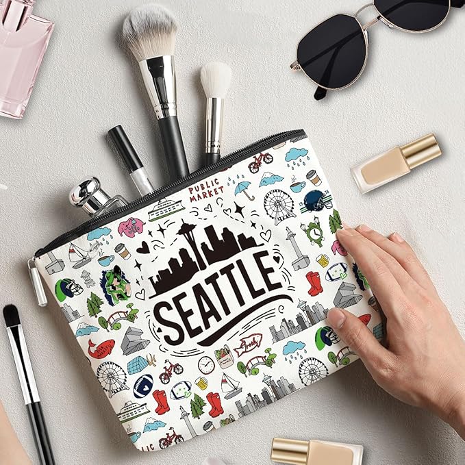 Seattle Italy Chicago New York Las Vegas Paris Gifts for Women Canvas Tote Bag Mother's Day Gifts for Women