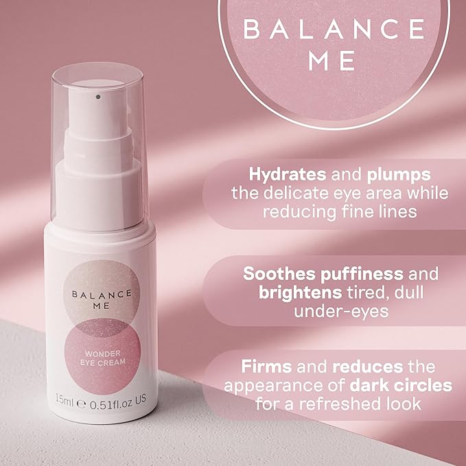 Balance Me Glow + Replenish Skin Care Set, Includes Vitamin C Repair Serum, Pure Skin Face Wash, Wonder Eye Cream, Gift Set for Women