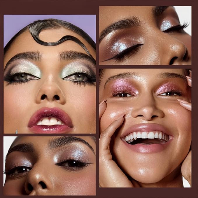 MAEPEOR Eyeshadow Stick Set 6 PCS Highly Pigmented Cream Eyeshadow Pen Waterproof and Long Lasting Shadow Pencil (Set 02)