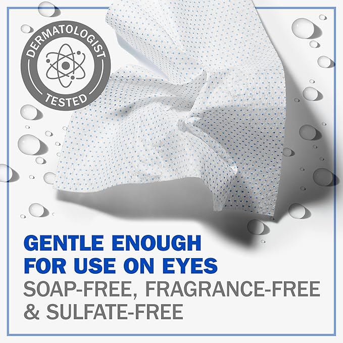 Olay Daily Facials, Deeply Purifying Clean, 5-in-1 Cleansing Wipes with Power of a Makeup Remover, Scrub, Toner, Mask and Cleanser, 66 Count