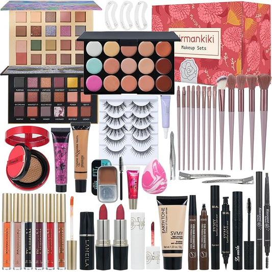 Makeup Set All in One Makeup Kit for Women, Makeup Sets for Teens, Christmas Makeup Gift Set for Teens Girls Women Teenagers, Makeup Kits for Girls Ages 10-12 13-15 14-16 Beginners Make up sets