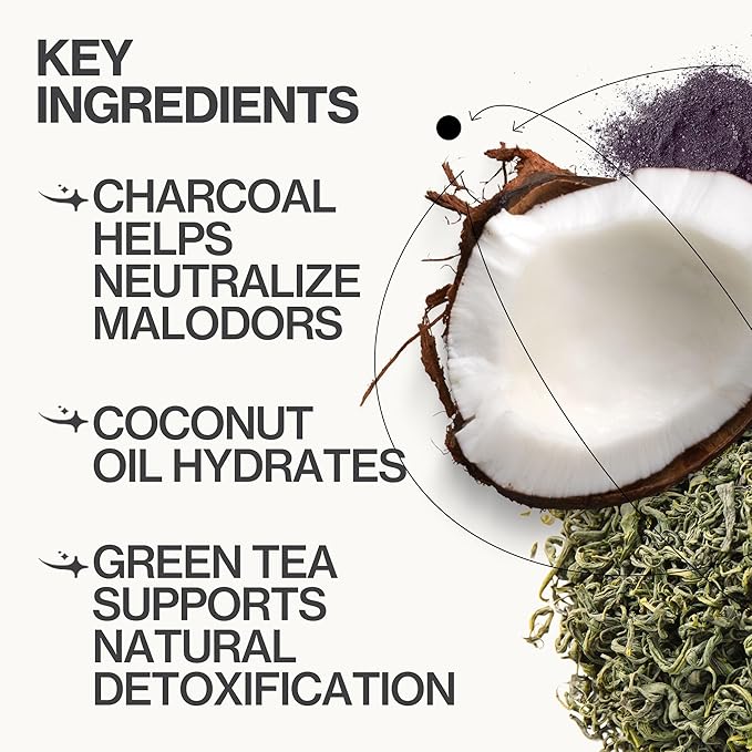 Pacifica Underarm Body Scrub - Armpit Detox Coconut & Charcoal Deodorant– Exfoliating & Nourishing for Natural Deodorant Users – Aluminum-Free & Safe for Sensitive Skin, Vegan & Cruelty-Free, 7 fl oz