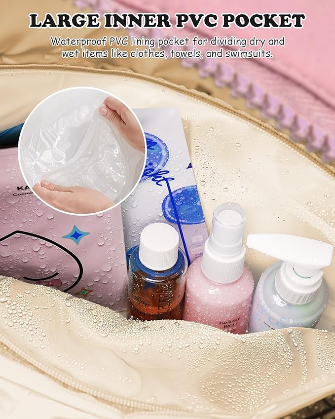 10 Year Old Girl Birthday Gifts-Duffle Bag, Weekender Bags for Women，Initial Overnight Bag with Wet Pocket，Travel Bags Personalized Gym Tote with Makeup Pouch, Girl Gifts Trendy Stuff