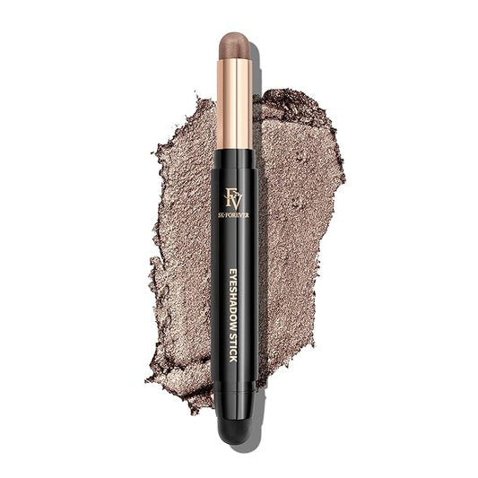 FV Cream Shimmer Eyeshadow Stick，Long Lasting & Waterproof, Multi-Use & High Pigment Eyeshadow Makeup Stick, Golden Shimmer