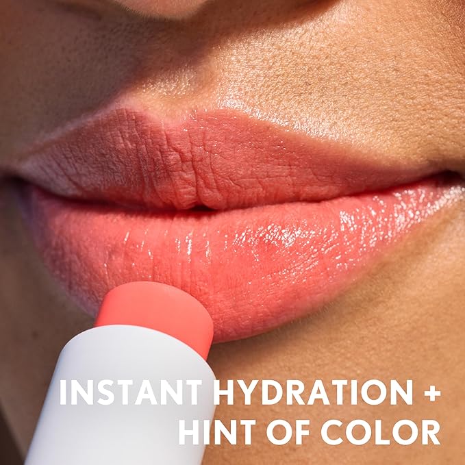 COVERGIRL Clean Fresh Tinted Lip Balm SPF 15-10 - You Make Me Blush, with Mineral Sunscreen, Moisturizing, Vegan Formula, 0.14oz