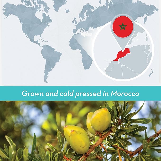 Bulk Argan Oil - Large 2.5 Gallon Jerrican - Natural, Cold Pressed, 100 Percent Pure Argan Oil for Homemade Hair, Face and Skin Products - Light Aceite de Argan Carrier Oil