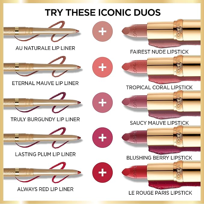 L’Oréal Paris Colour Riche Original Creamy, Hydrating Satin Lipstick with Argan Oil and Vitamin E, Divine Wine , 1 Count