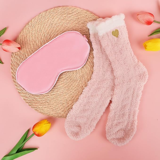 Birthday Gifts for Women Self Care Gifts Get Well Soon Gifts, Rose Relaxing Spa Gifts Basket Care Package, Luxury Flannel Blanket, Unique Mothers Day Idea Gifts for Mom Her Grandma Friend Sister Wife