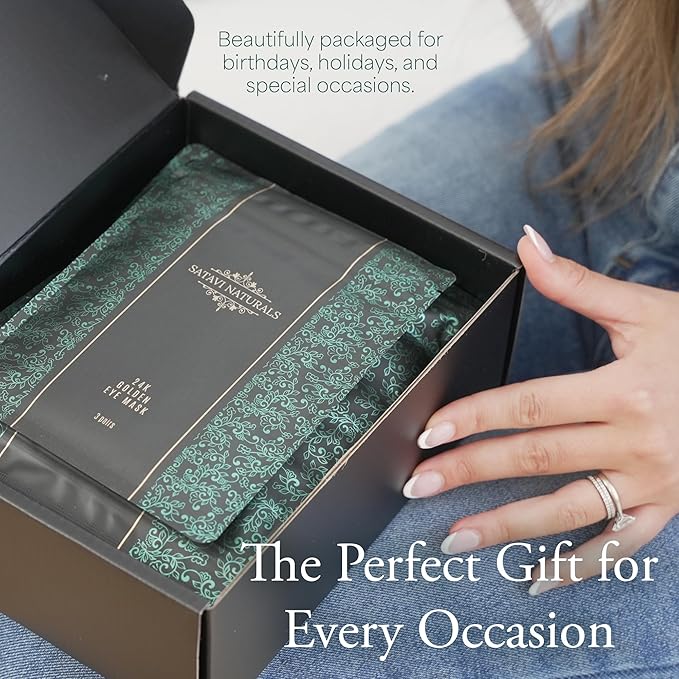 The Early Riser Self Care Kit - Includes Steam Eye Mask, Aromatherapy Shower Steamers, 24K Gold Eye Masks, Eucalyptus Mint Sugar Scrub - Morning Relaxation & Self Care Gifts for Women