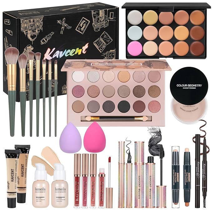 Makeup Sets for Teens Makeup Kit for Women Full Kit Makeup Gift Set for Women Teen Girls Teenagers Eyeshadow Palette Makeup Kits Christmas