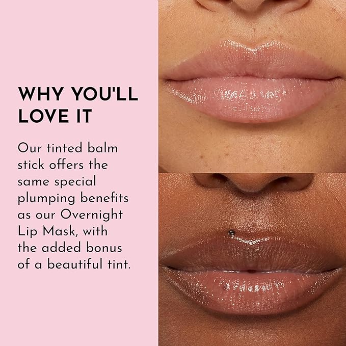 LAWLESS Forget the Filler Lip Plumping Line Smoothing Tinted Balm, Pink Marshmallow, 0.09 Ounce