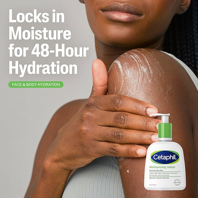 Cetaphil Winter Essentials Skin Care Set, Gentle Skin Cleansing Cloth Face Wipes 25 Count, Daily Facial Cleanser 8oz, Moisturizing Face & Body Lotion 8oz, Suitable for Sensitive Skin