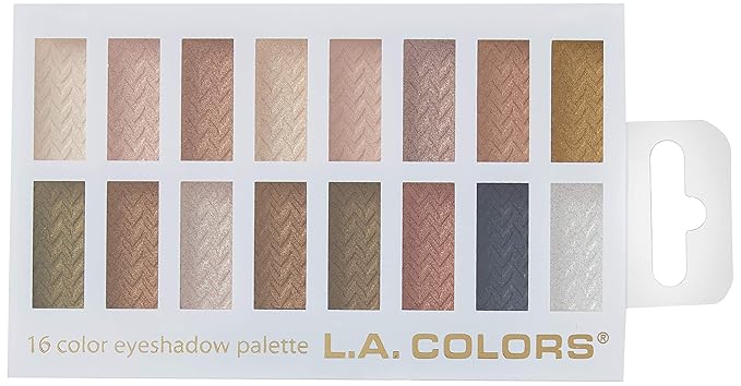 L.A. COLORS 16 Color Eyeshadow Palette, Sweet C74201TAG