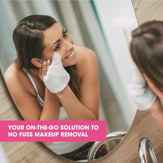 Diamond Wipes Face Cleansing and Waterproof Makeup Remover Wipes, Case of 50 Wipes, Alcohol Free Wipes with Vitamin E