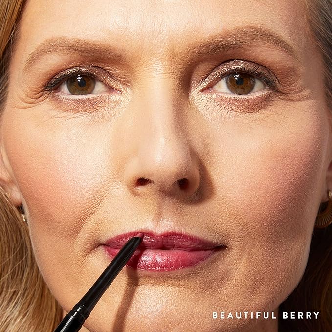 LAURA GELLER NEW YORK Modern Classic Lip Liner, Luxurious Creamy Long Lasting Lip Liner, Prevents Feathering and Fading, Beautiful Berry