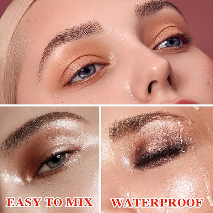 Matte 12 Colors Makeup Naked Eyeshadow Palette,Nude Matte Eyeshadow Palette,Natural Pigment Eye Shadow Pallete Set Long Lasting & Waterproof Smokey Eye Professional Beauty Makeup Kit