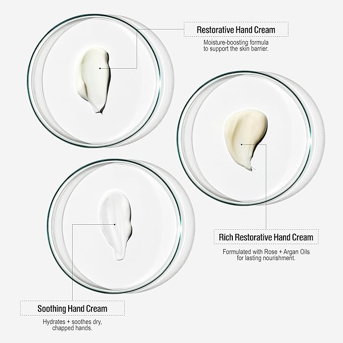 Grown Alchemist, Hand Cream Heroes, Holiday Kit (Restorative, Rich Restorative & Soothing Hand Creams, 3x65ml each)