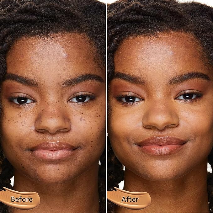 Mushroom Head Air Cushion CC Cream Foundation Full Coverage Moisturizing Oil Control Waterproof Long-Lasting Even Skin Tone Natural Cream Foundation for Mature Skin (Medium)