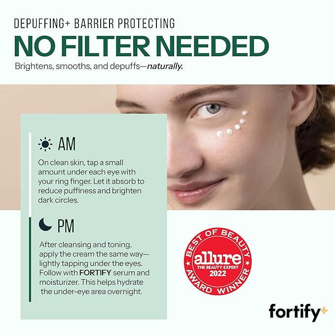 Under Eye Cream With Caffeine & Peptides – 3-In-1: Detox, Treat, Boost – Reduces Puffiness, Dark Circles & Wrinkles – Dermatologist Tested, Korean Skin Care – 95% Natural – 1 FL OZ